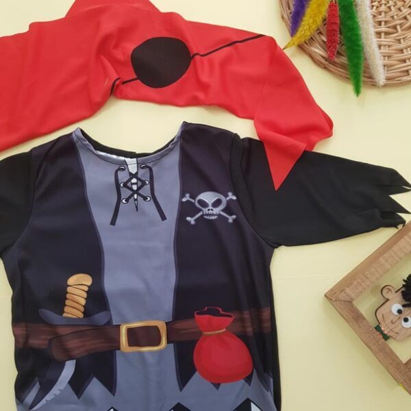 لباس طرح دزدان دریایی بچگانه پسرانه برند پیراتا کد kids160