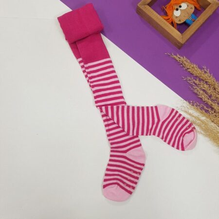 جوراب شلواری صورتی دخترانه برند لوپیلو کد Kids287 - تصویر 5