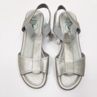 صندل زنانه اورجینال برند footflexx نقره ای کد sh325 - تصویر 3