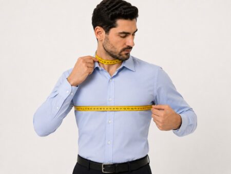 راهنمای سایز پیراهن مردانه (EUR)