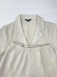 طرح پیجامه زنانه موسلین اسمارا کد دو‌تکه، ۱۰۰٪ پنبه