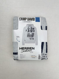 هودی مردانه طوسی CAMP DAVID