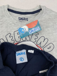 برند ست تیشرت و شلوار اسلش پسرانه THE SMURFS