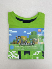 تیشرت نخی پسرانه یقه گرد MINECRAFT