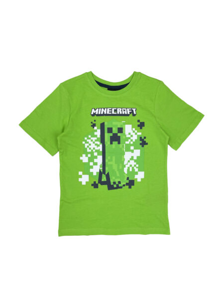 تیشرت نخی پسرانه یقه گرد MINECRAFT کد A1422