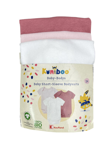 بادی نوزادی پنبه ارگانیک KUNIBOO (پک 3 عددی) کد A1333