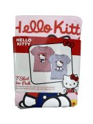 تیشرت یقه گرد دخترانه HELLO KITTY (پک 2 عددی) کد A1380