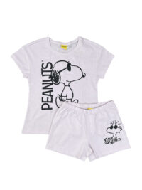 ست تیشرت و شلوارک دخترانه PEANUTS کد A1423