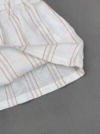 دوخت تاپ لینن دخترانه برند Gemo رنگ سفید
