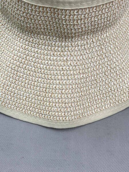 طرح کلاه آفتابگیر زنانه حصیری برند Accessories