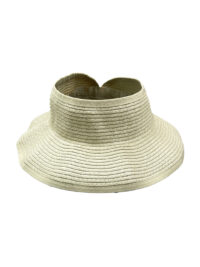کلاه آفتابگیر زنانه حصیری برند Accessories رنگ کرم