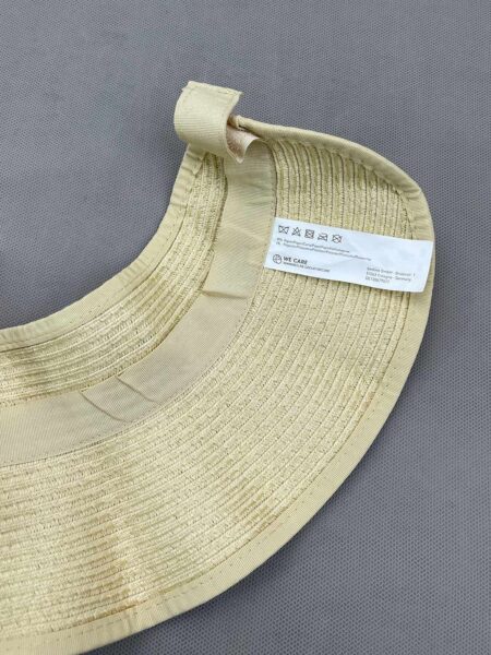 داخل کلاه آفتابگیر زنانه حصیری برند Accessories رنگ کرم