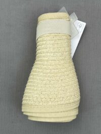 بسته بندی کلاه آفتابگیر زنانه حصیری برند Accessories رنگ کرم
