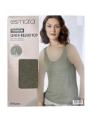 تاپ یقه گرد زنانه لینن برند اسمارا کد A1876
