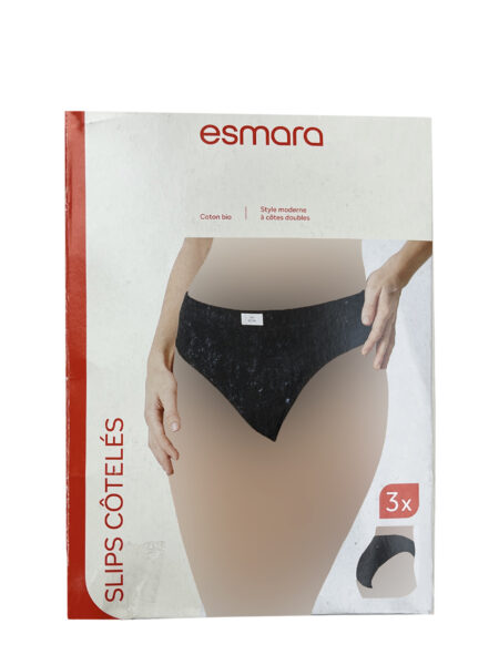 شورت کبریتی زنانه مشکی Esmara (پک 3 عددی) کد A2139