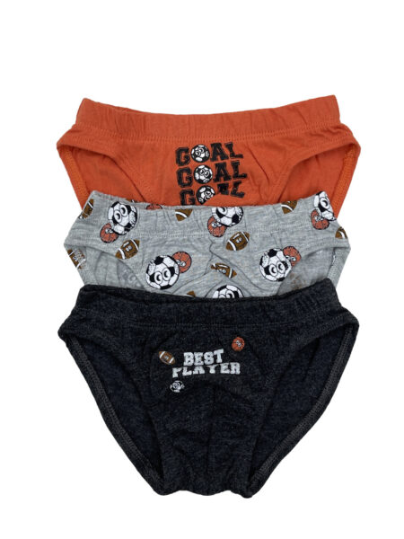 شورت پسرانه نخ پنبه برند جیمو (پک 3 عددی) کد A2252