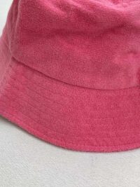 طرح کلاه باکت زنانه حوله‌ای I am رنگ صورتی