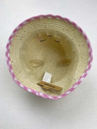 داخل کلاه حصیری دخترانه مدل باکت