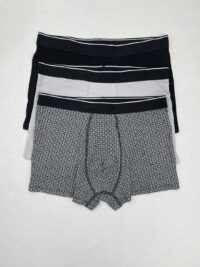 شورت باکسر پادار مردانه نخی (پک 3 عددی) کد A2985