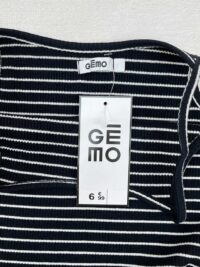 برند کراپ تاپ دخترانه کبریتی راه راه برند Gemo