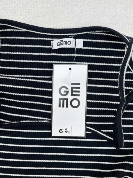 برند کراپ تاپ دخترانه کبریتی راه راه برند Gemo