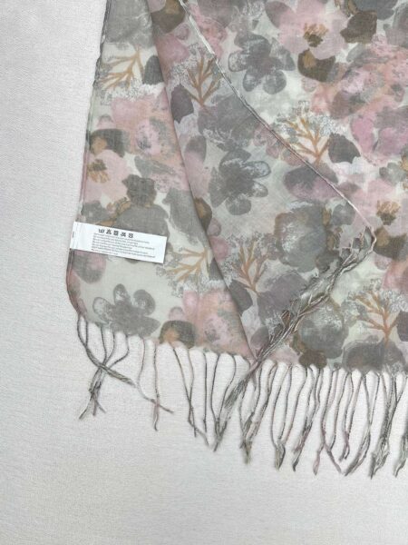 طرح شال زنانه گل دار Accessoires