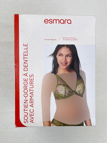 بسته بندی سوتین گیپوری زنانه برند Esmara