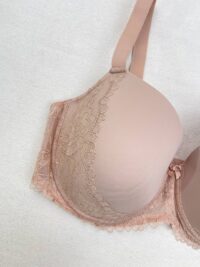 طرح سوتین گیپوری زنانه اسمارا رنگ صورتی روشن