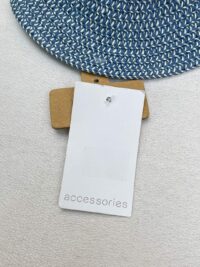کلاه آفتابگیر زنانه حصیری مدل تل برند Accessories کد A2539 - Image 5
