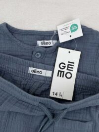 برند ست تیشرت و شلوارک موسلین برند Gemo