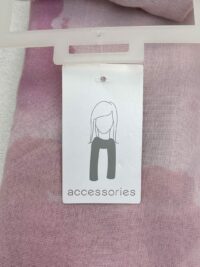 برند شال زنانه طرح دار چند رنگ برند Accessoires