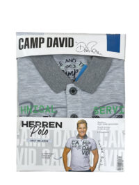 پولوشرت جودون مردانه Camp david رنگ طوسی کد A2367