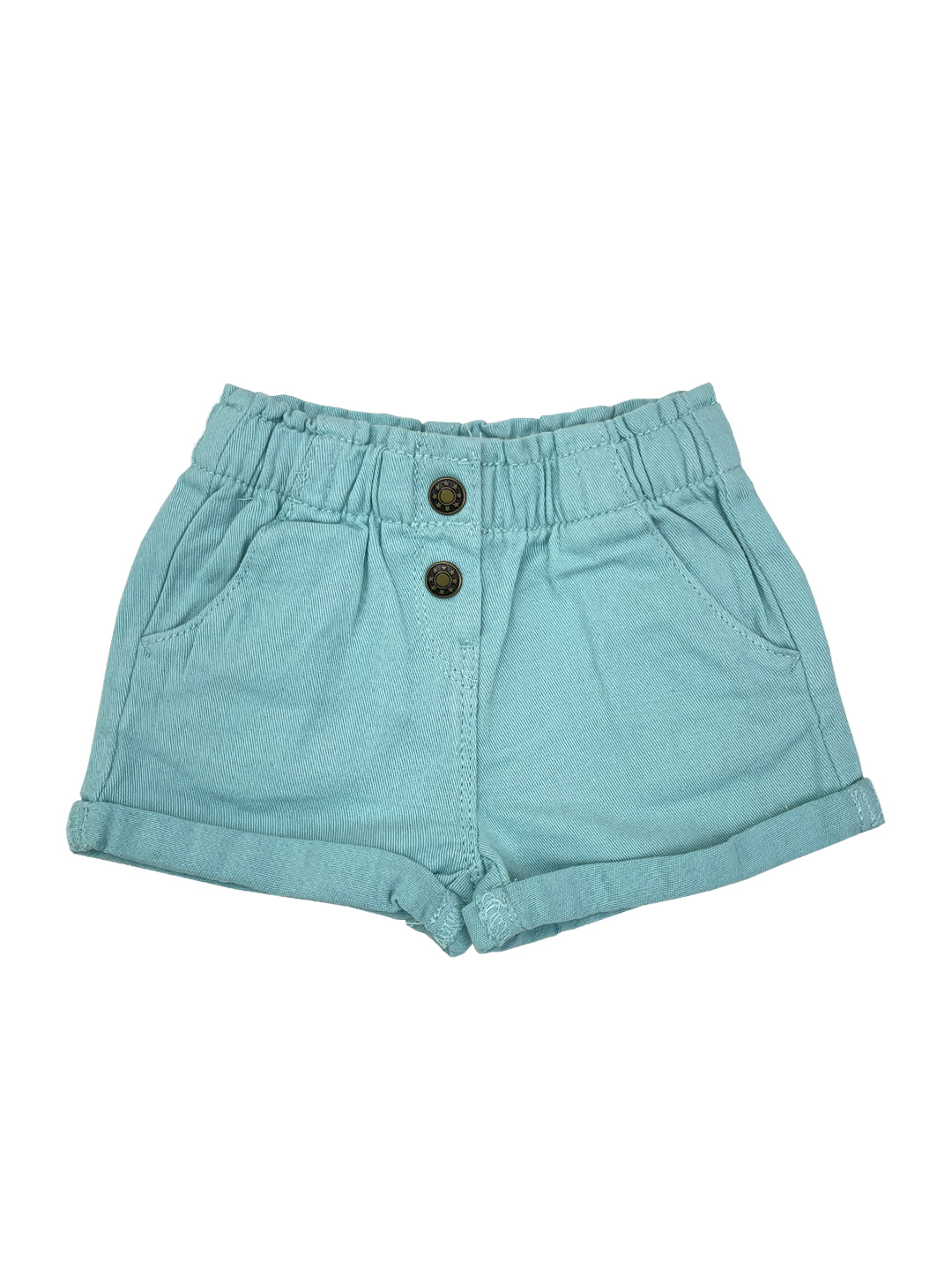 alvand-A2438 شلوارک کتان بچگانه فیروزه ای برند جیمو کد A2438