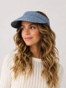 کلاه آفتابگیر زنانه حصیری مدل تل برند Accessories کد A2539