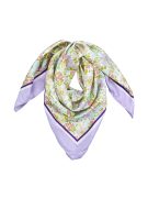 اسکارف زنانه ساتن یاسی گل دار Accessoires کد A2772