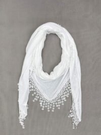 روسری زنانه لبه قلاب بافی گیپوری Accessoires کد A2807