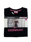 تیشرت بلند زنانه ورزشی برند Donnay رنگ مشکی کد A2881