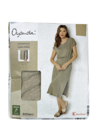 پیراهن لنین زنانه یقه هفت برند Oyanda کد A2506