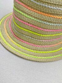 طرح کلاه زنانه حصیری راه راه Accessories