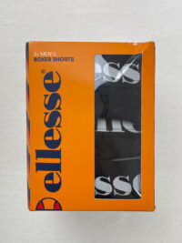بسته بندی شورت پادار باکسر مردانه برند Ellesse (پک 3 عددی)
