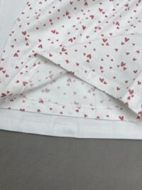 دوخت تاپ دخترانه نخی سفید لوپیلو (پک 2 عددی)