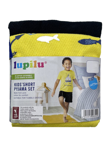 ست تیشرت و شلوارک پسرانه 100% پنبه Lupilu کد A3011