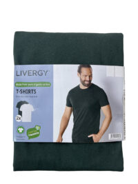 تیشرت مردانه پنبه ارگانیک Livergy (پک 2 عددی) کد A3202