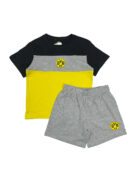 ست تیشرت و شلوارک پسرانه نخی Borussia Dortmund کد A3225