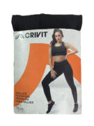 لگ ورزشی زنانه کمرکشی برند Crivit رنگ مشکی کد A3253
