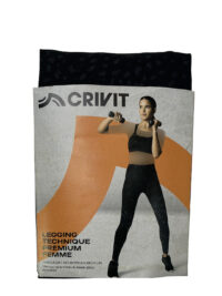 لگ ورزشی زنانه مشکی طرح دار باشگاهی Crivit کد A3254