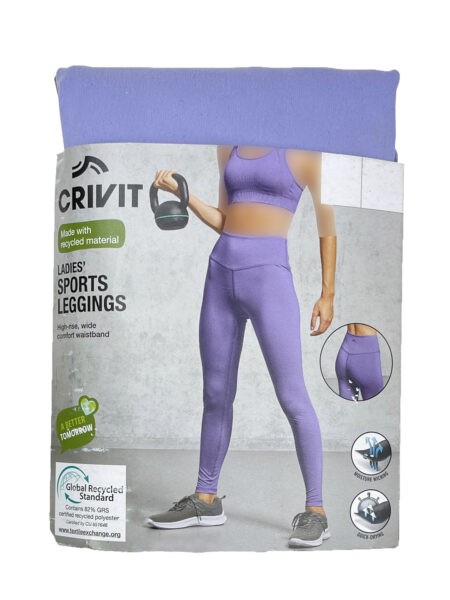 لگ ورزشی زنانه باشگاهی رنگ یاسی برند Crivit کد A3257