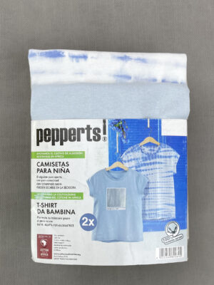 تیشرت دخترانه نخ پنبه Pepperts (پک 2 عددی) کد A3358