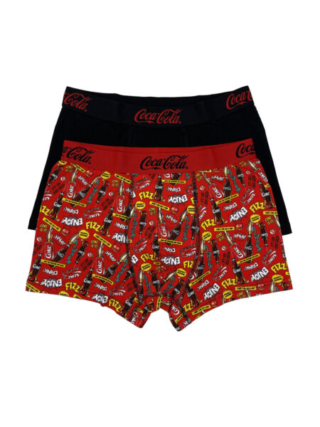 شورت باکسر پادار مردانه برند Coca cola (پک 2 عددی) کد A3445
