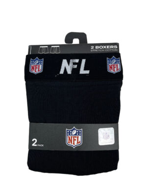 شورت پادار باکسر مردانه مشکی NFL (پک 2 عددی) کد A3459